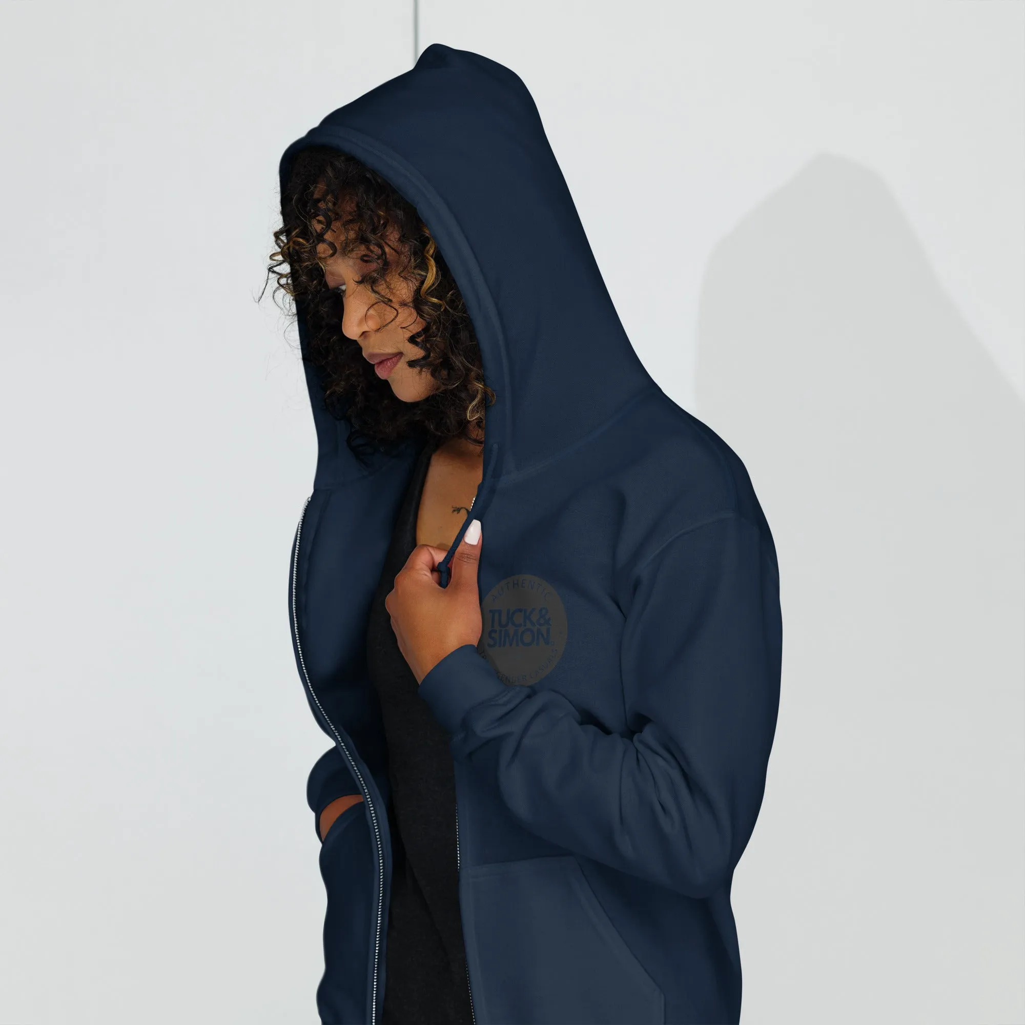 Teen - Plus Size Tuck&Simon Heavy-Blended Zip-Up Hoodie