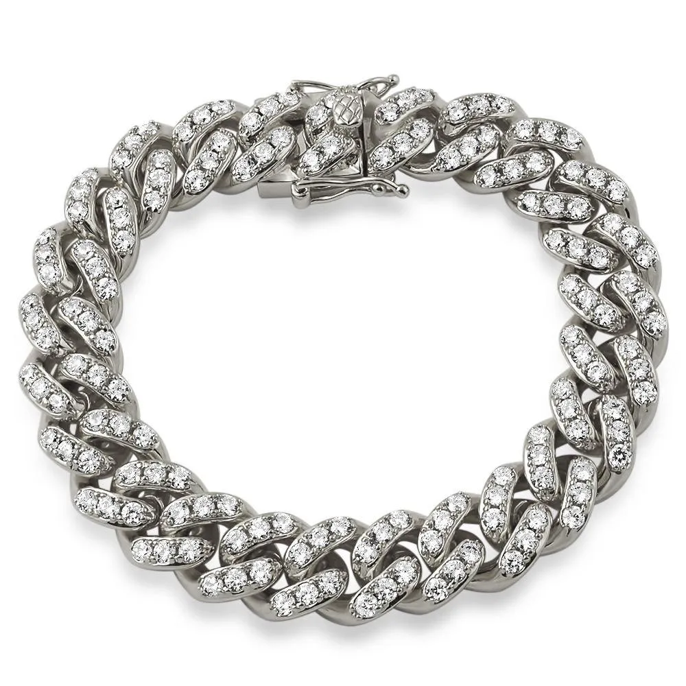 Tennis Cuban Iced Out Hip Hop Bracelet