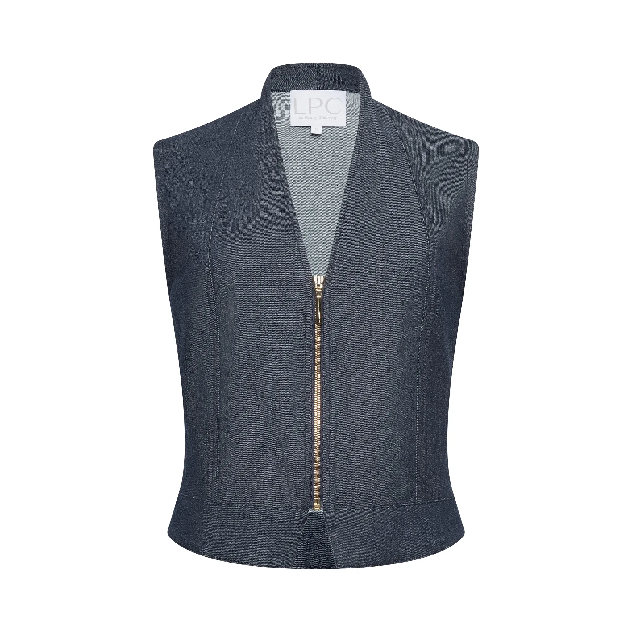 The Brandee Italian Lightweight Denim Vest