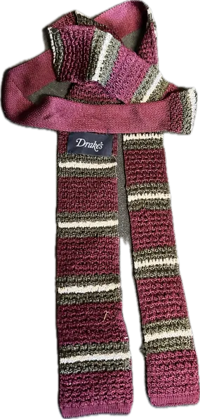 THE GENTLEMEN: Lord Pressfield’s DRAKES Knit Necktie