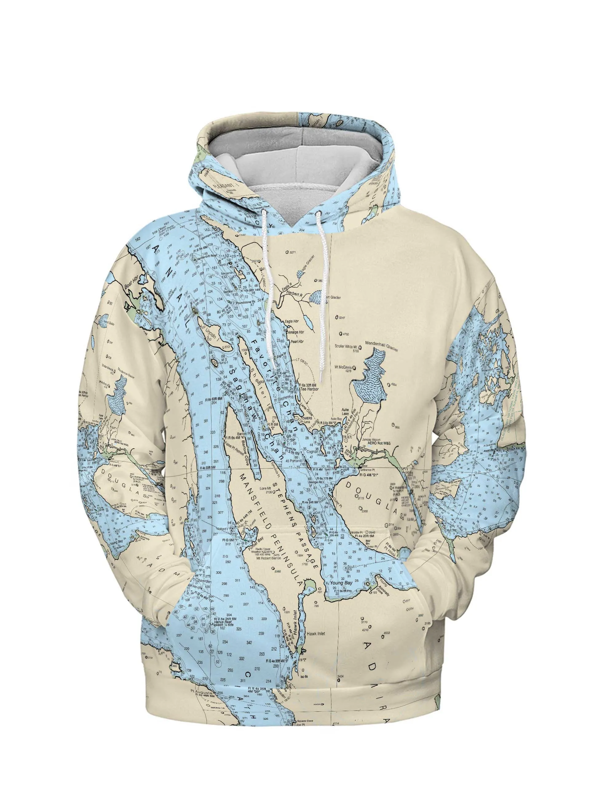 The Juneau and Glacier Bay Lightweight Hoodie Sweatshirt