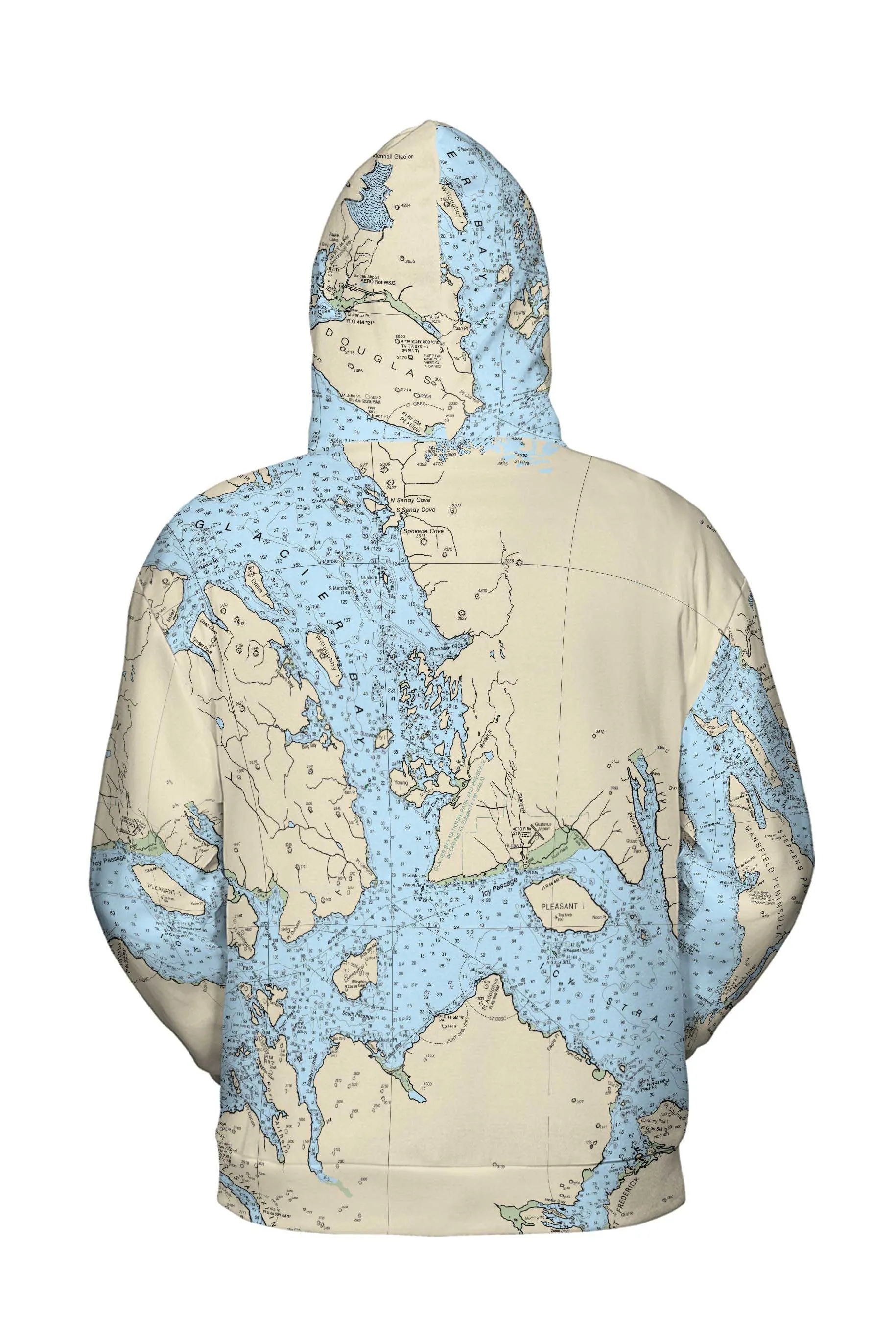 The Juneau and Glacier Bay Lightweight Hoodie Sweatshirt