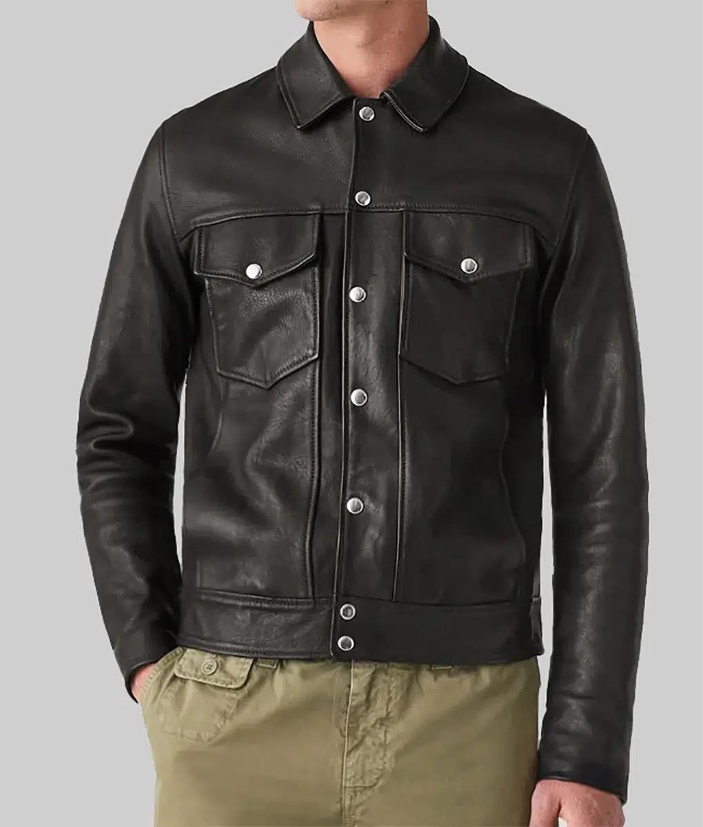The Ministry of Ungentlemanly Warfare Henry Golding (Freddy) Leather Jacket | TLC UK