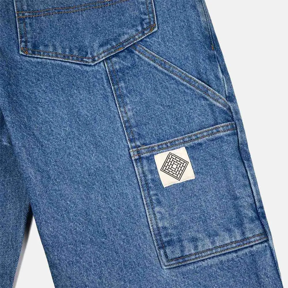 The National Skateboard Co. - Boreray Carpenter Denim Jeans - Washed Blue
