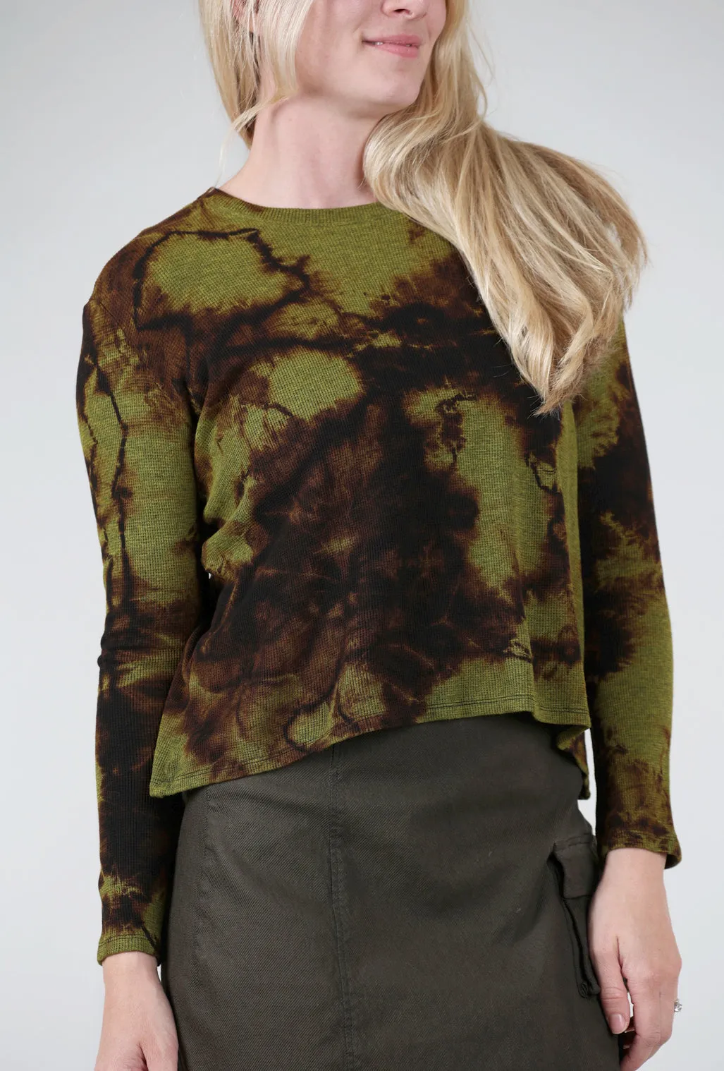 Thermal Cosmic Crop Top, Yellow