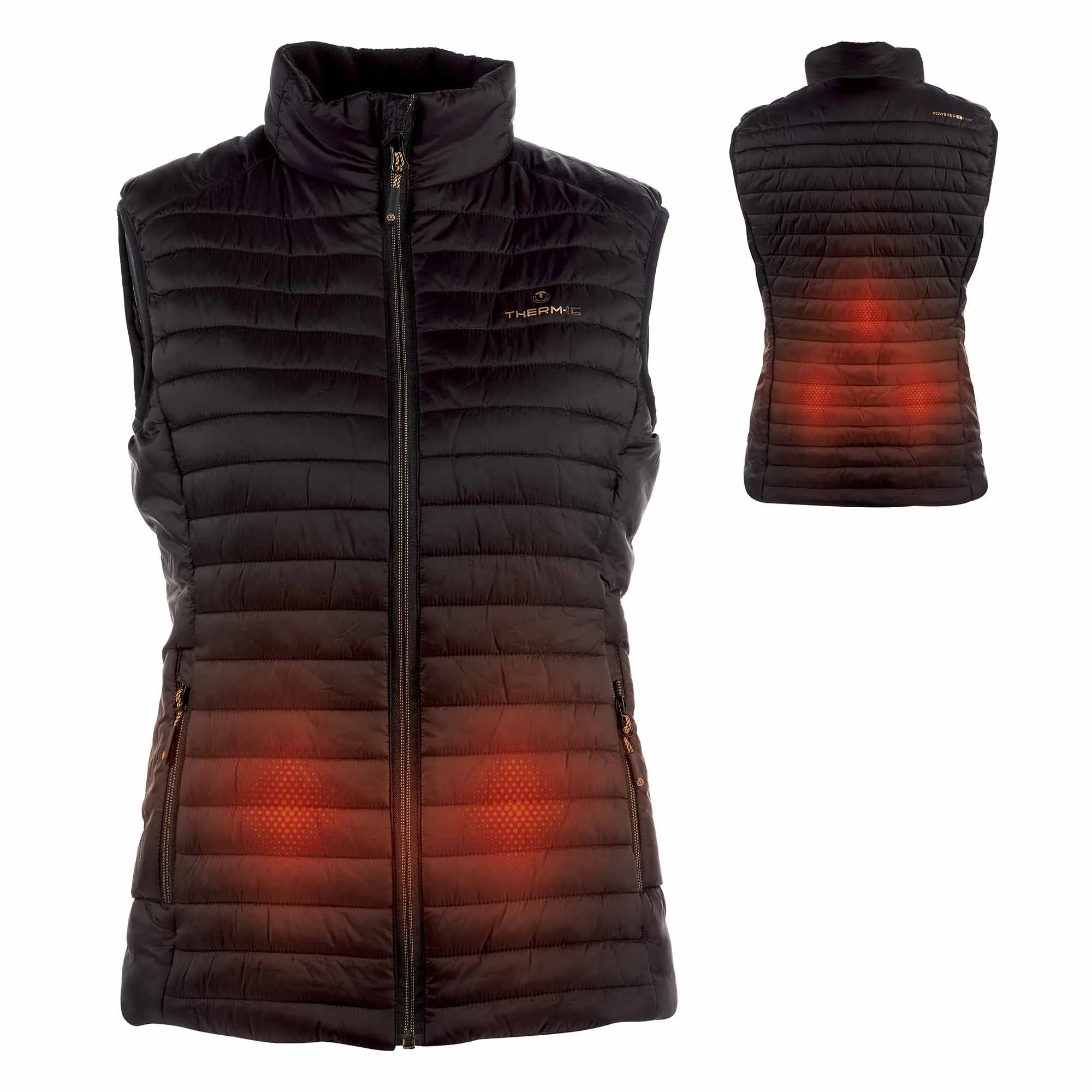 Thermic Heated Womens Vest - Black