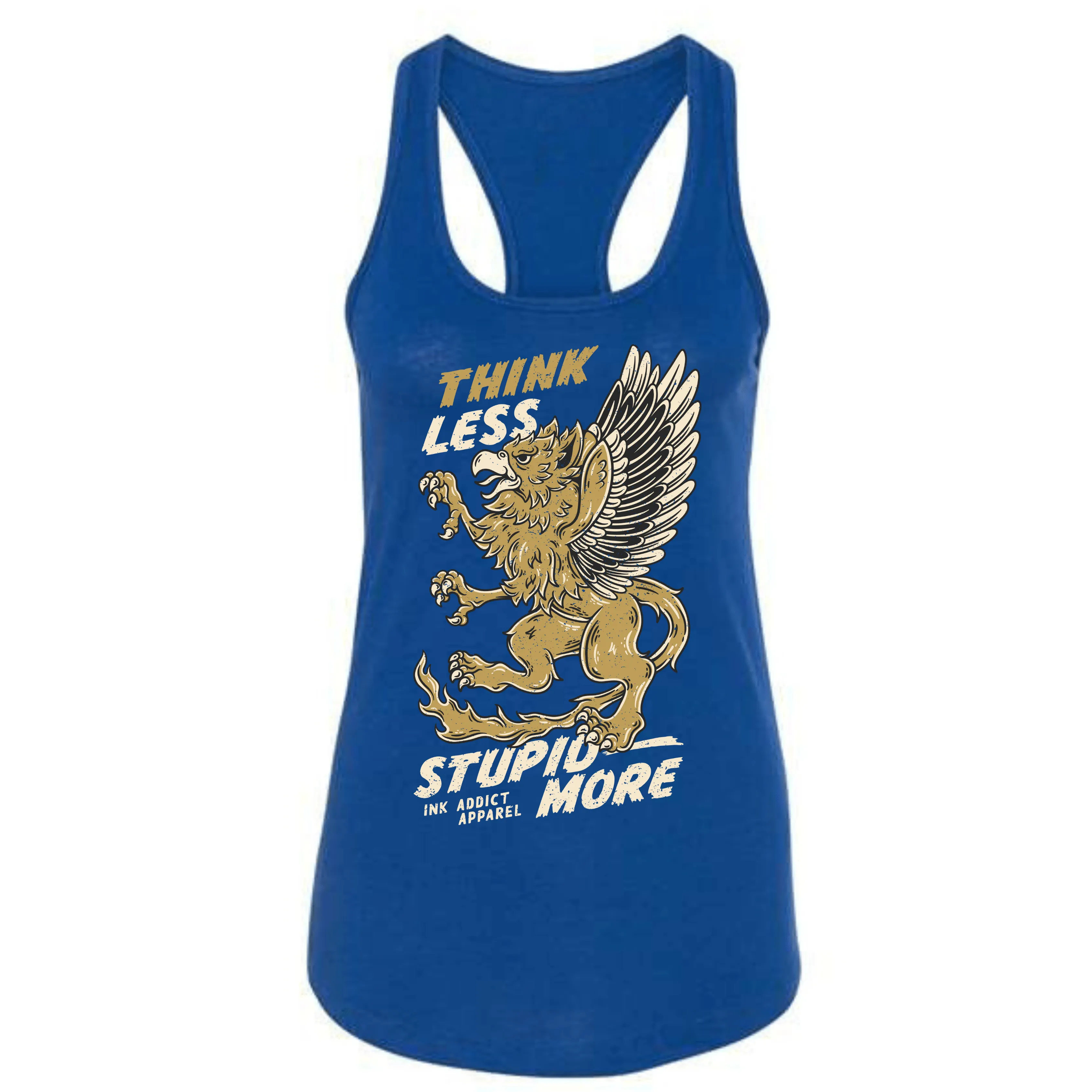 Think Less Women's Racerback Tank