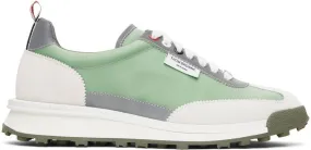 Thom Browne Green Reflective Nylon Tech Sneakers