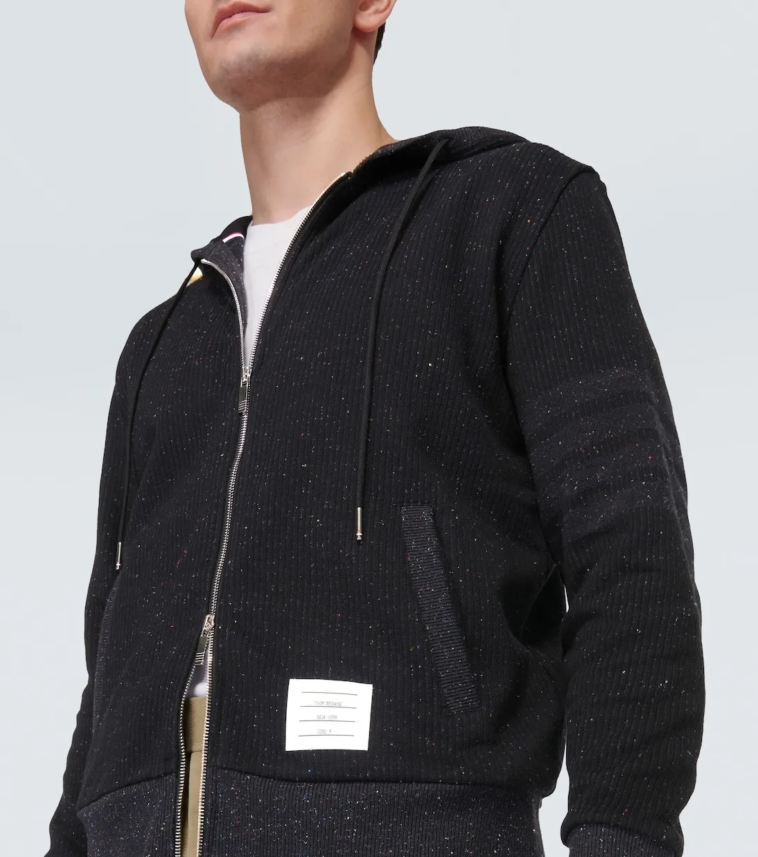 THOM BROWNE  |Silk Street Style Long Sleeves Plain Cotton Logo Designers