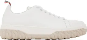 Thom Browne White Court Sneakers