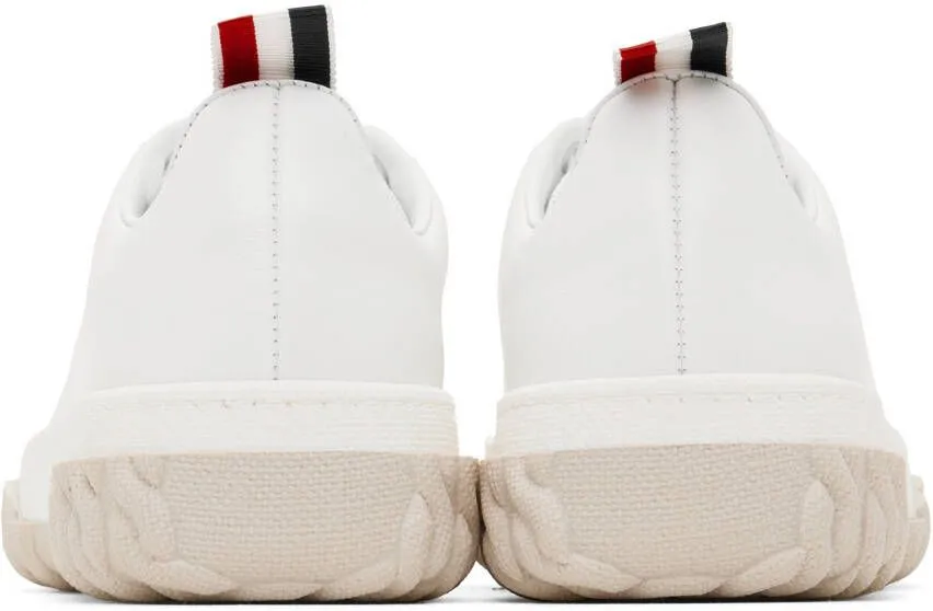 Thom Browne White Court Sneakers