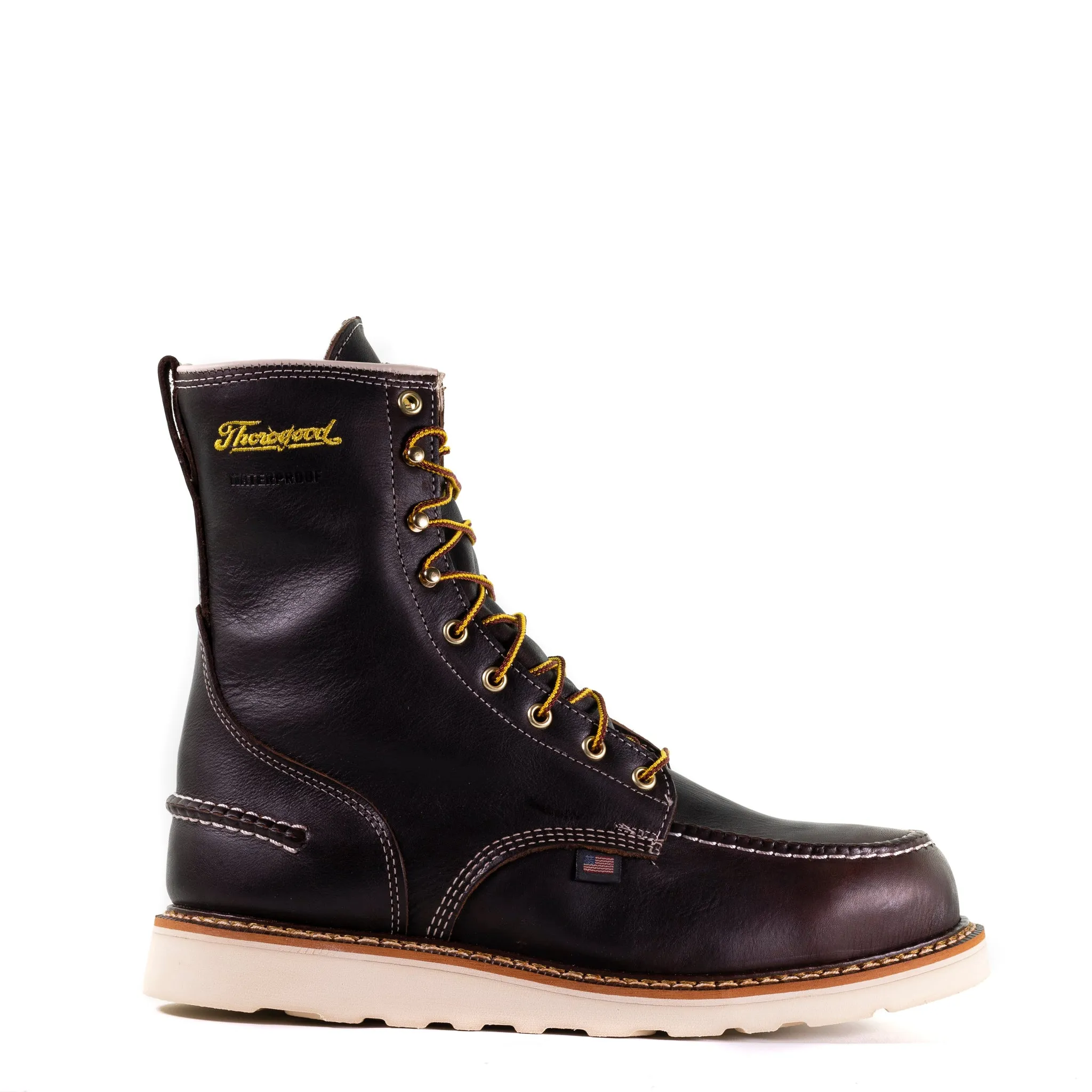 Thorogood Men's 1957 Series MAXWear Wedge™ Moc-Toe Waterproof 8″ Steel Toe Work Boot
