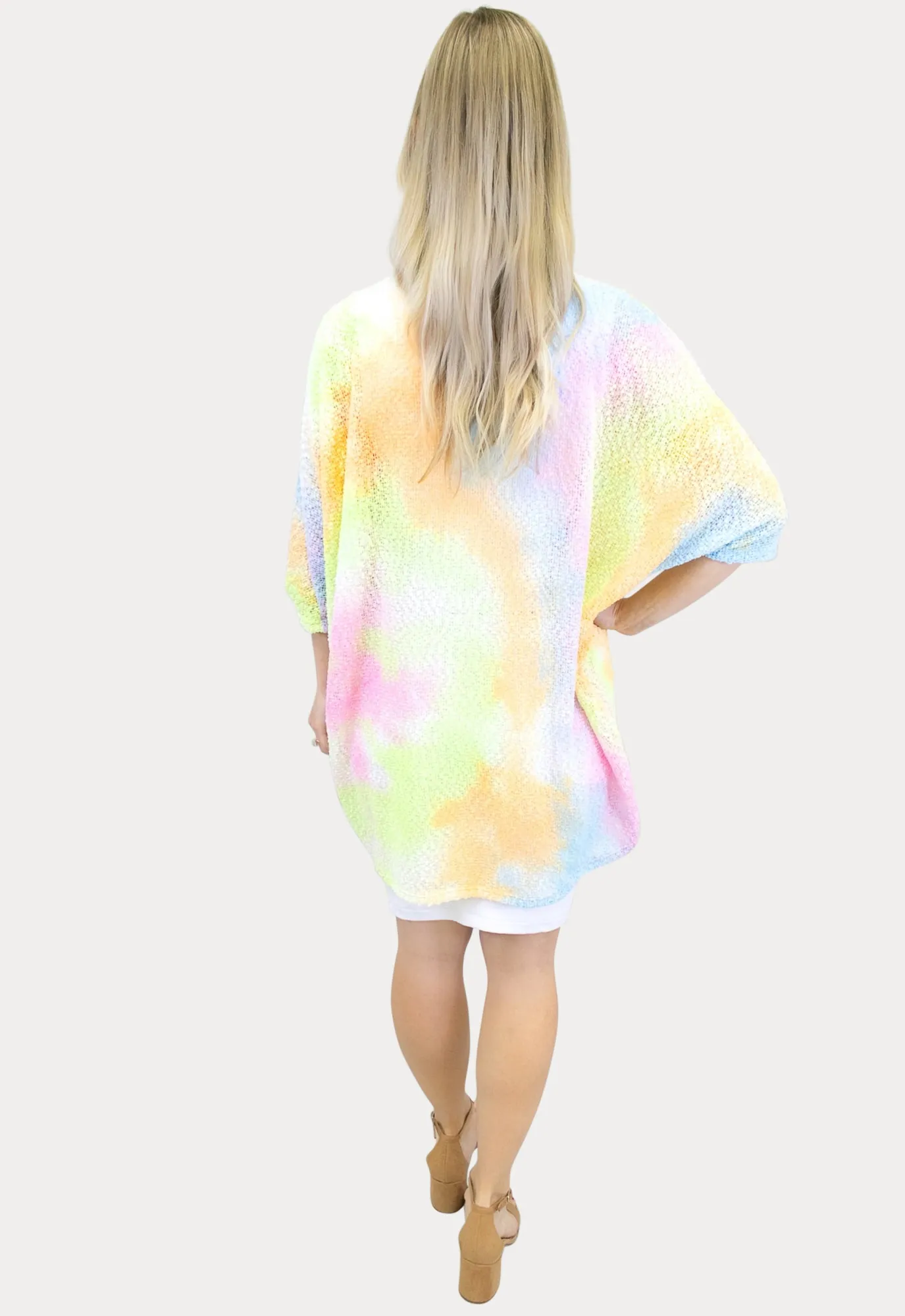 Tie Dye Maternity Shrug