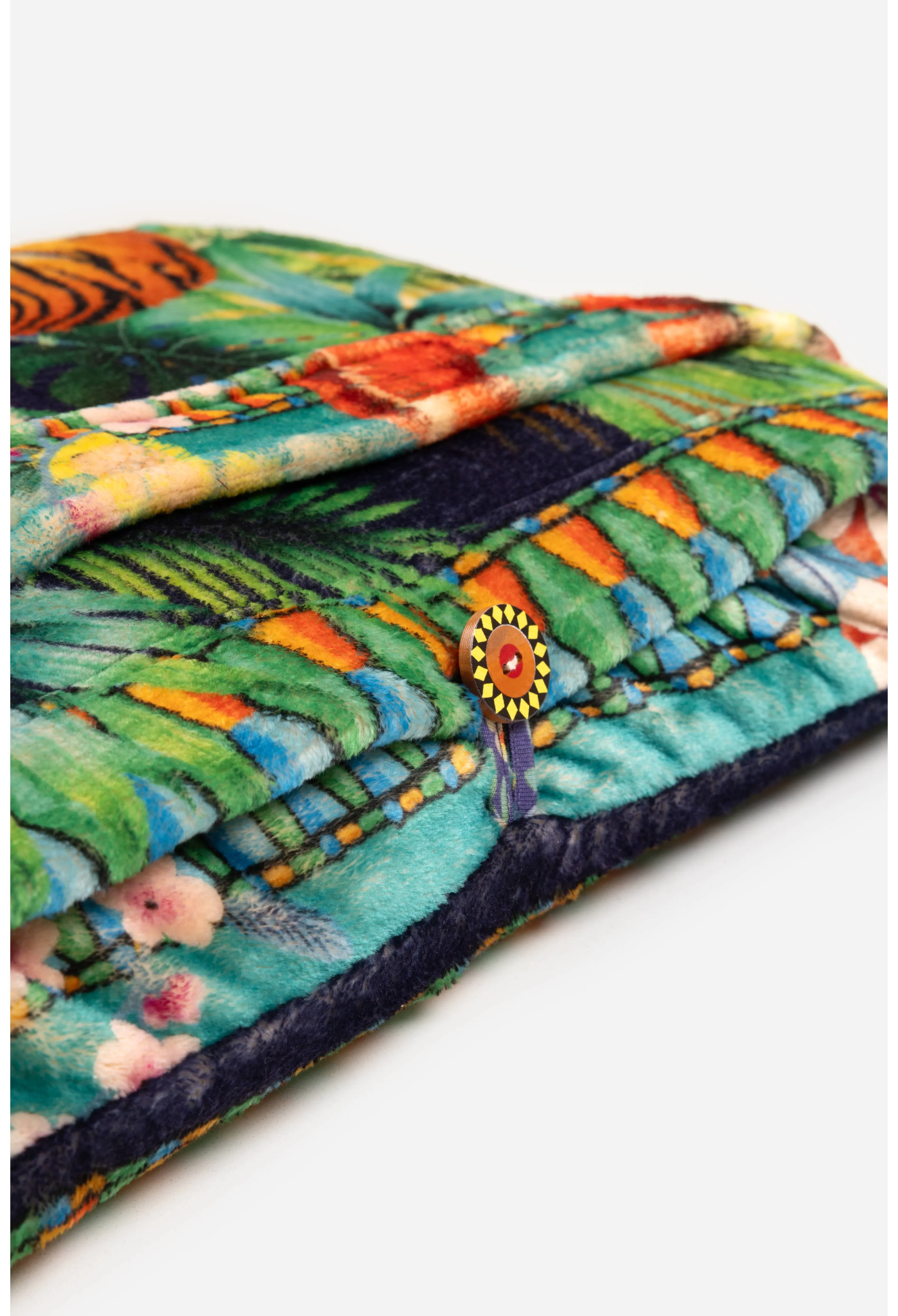 Tigres Travel Blanket by Johnny Was