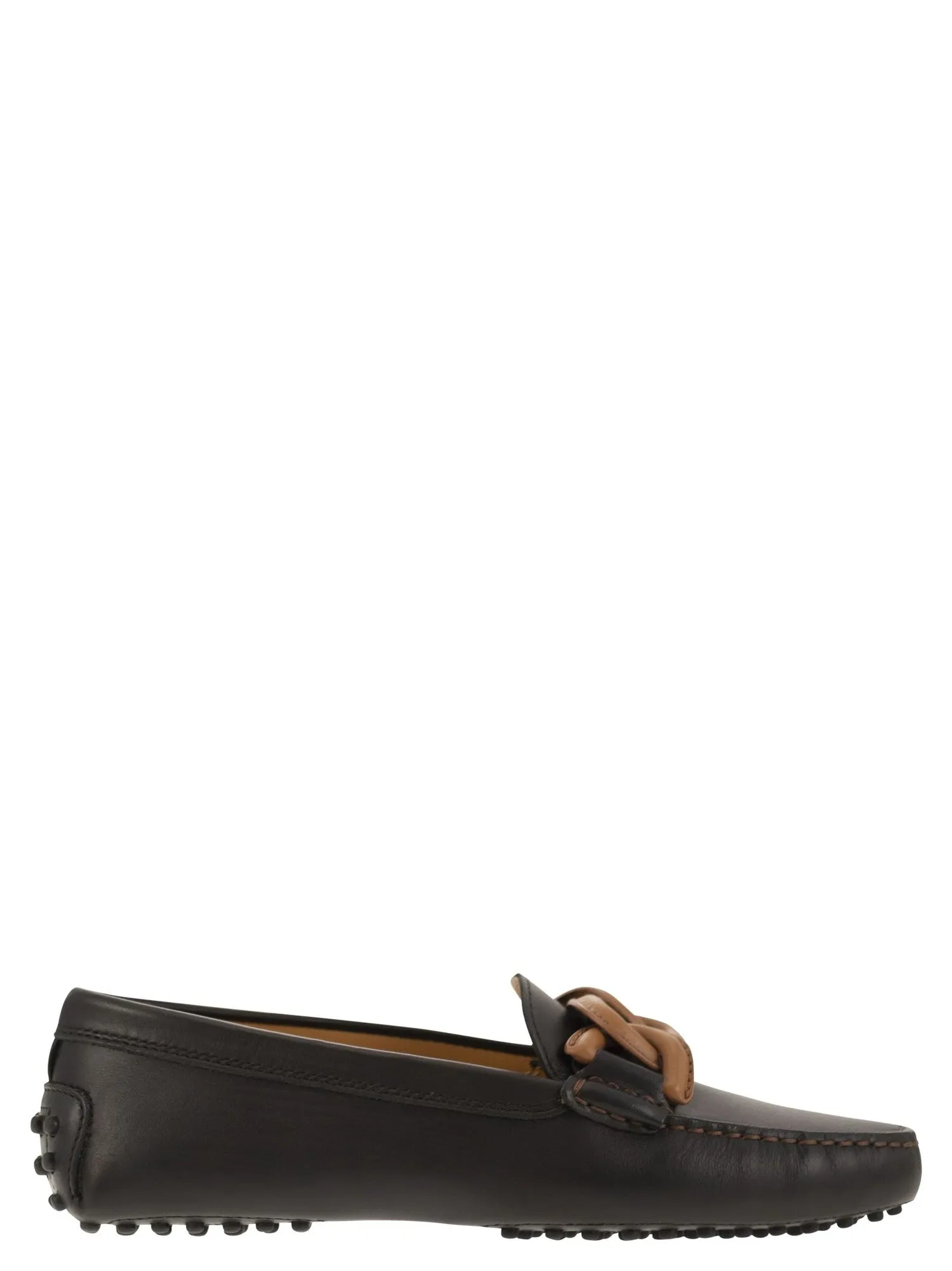 Tod's    Tod's Loafer With Metal Chain