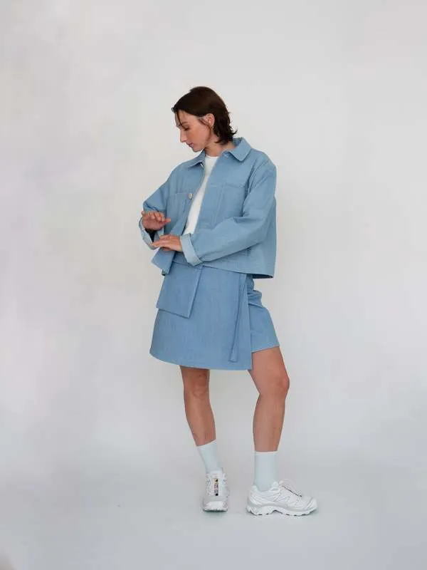 Toledo Skirt - Blue Denim