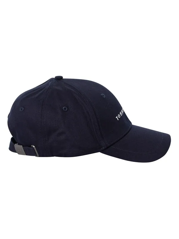 Tommy Hilfiger Foundation Cotton Baseball Cap - Space Blue