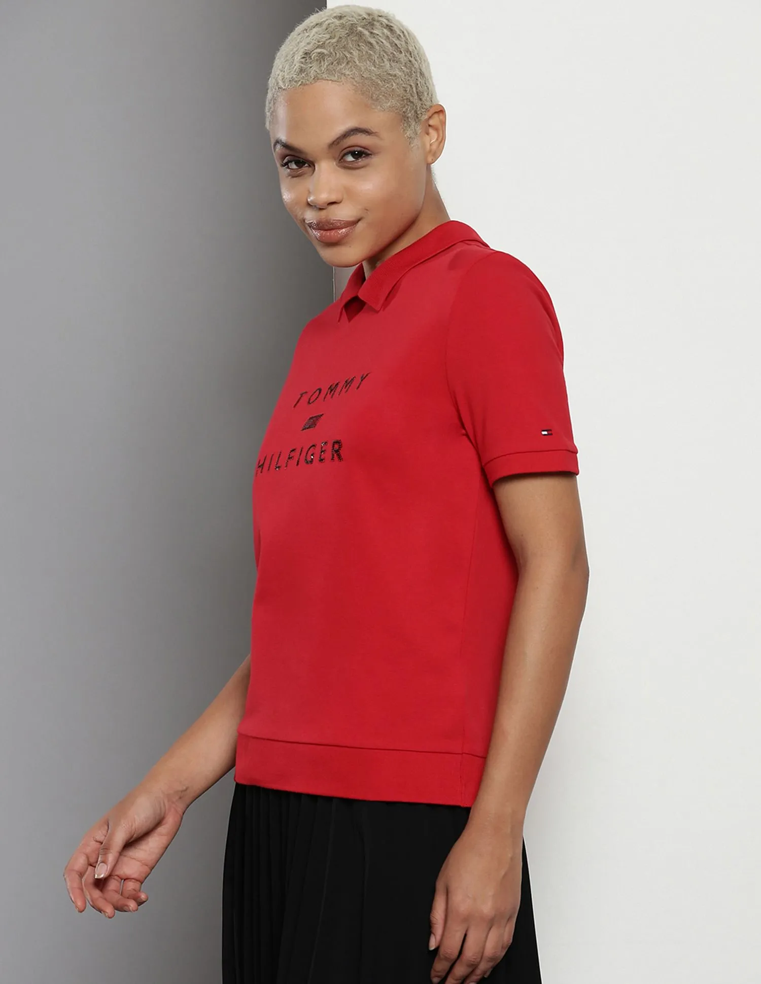 Tommy Hilfiger Relaxed Bling Polo Shirt