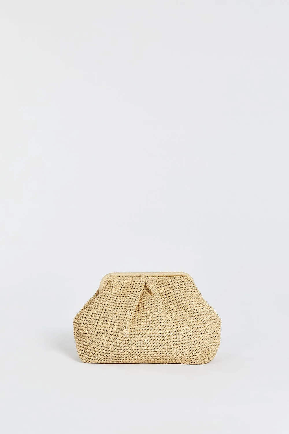 TOMMY NATURAL CLUTCH BAG