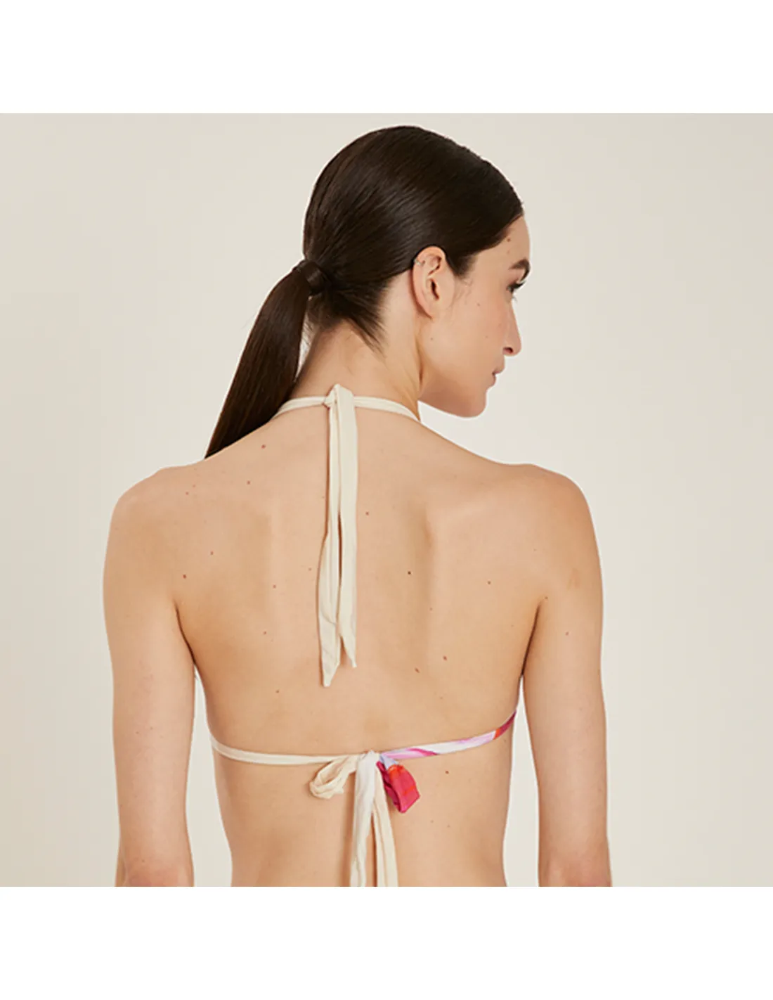 Top Halter Bikini Naturaleza