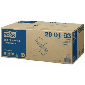 Tork Soft Singlefold H3 Hand Towels 2ply Advanced 250 Sheets x 15 Packs/Carton