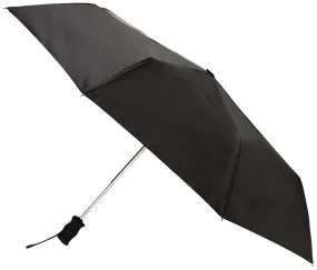 Totes Port Men's Auto Open Close Compact Umbrella  