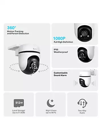 TP-Link Tapo Outdoor Pan/Tilt Security Wi-Fi Camera | Kaleidoscope