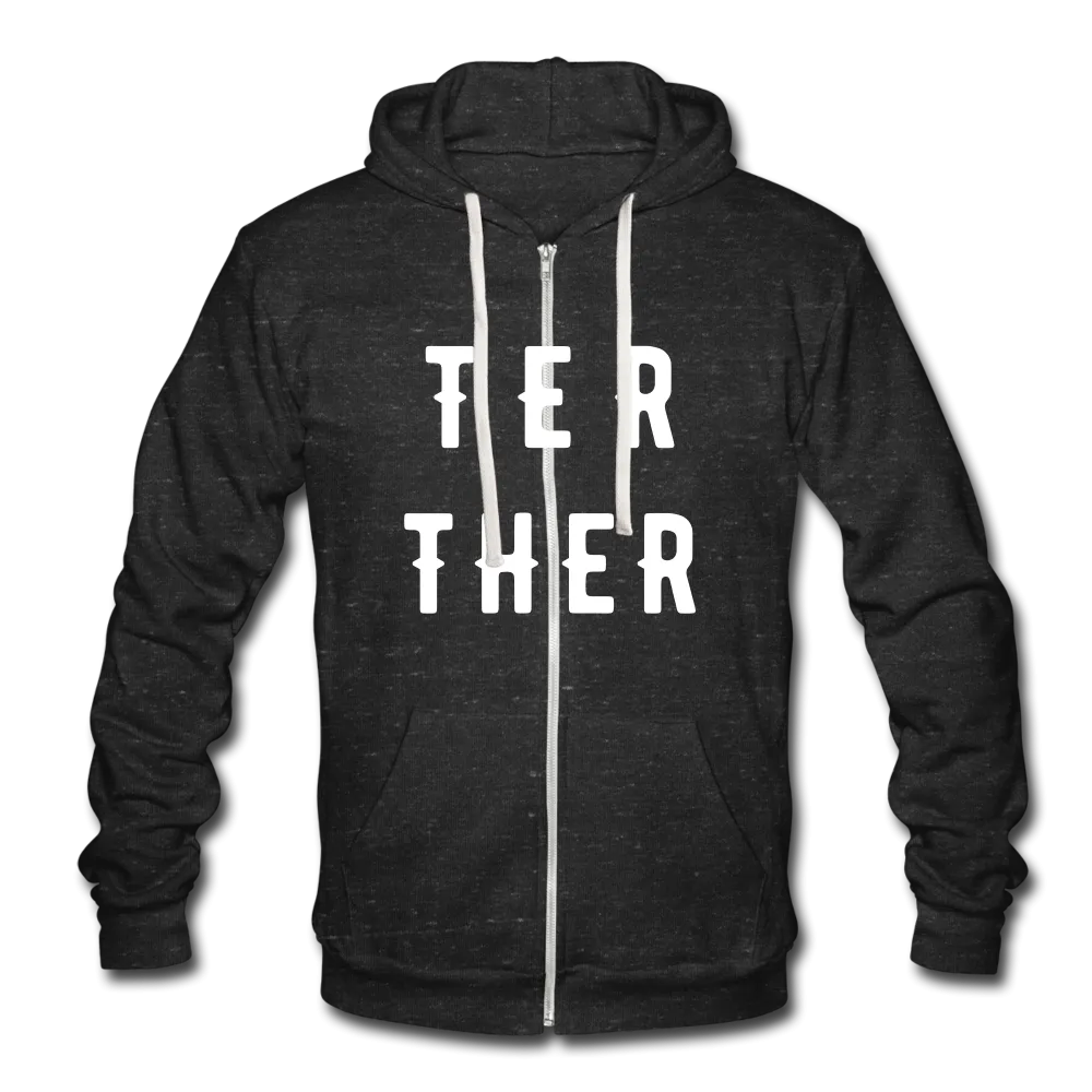 Tri-Blend Hooded Jacket von Bella + Canvas Herren/Männer selbst gestalten und bedrucken