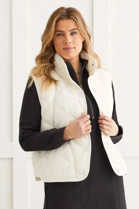 Tribal A Line Vest | Cream