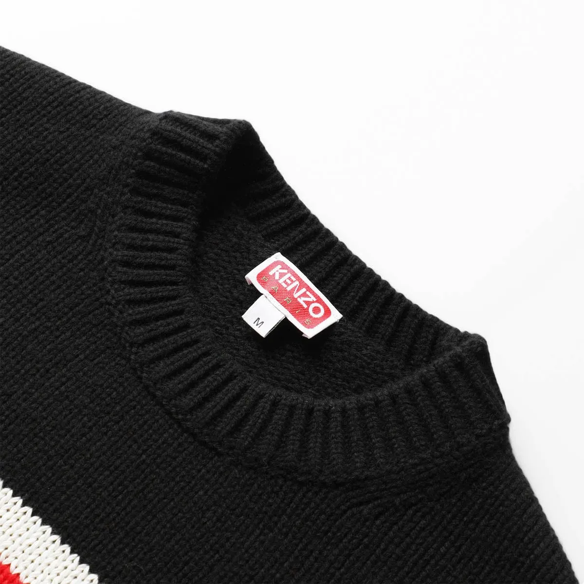 TRICOLOR KENZO PARIS JUMPER BLACK | Bodega