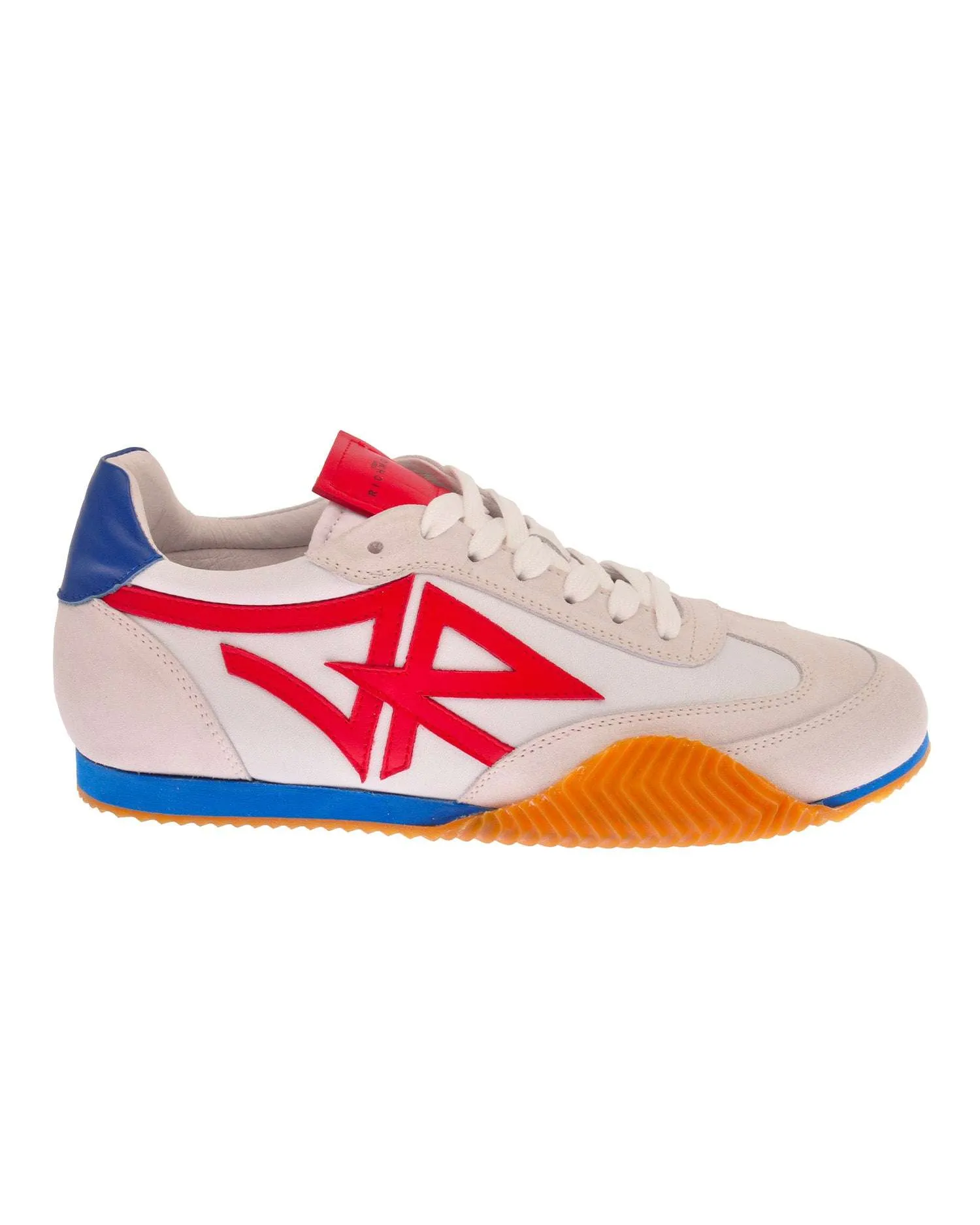 Tricolor sneakers with lateral JR logo