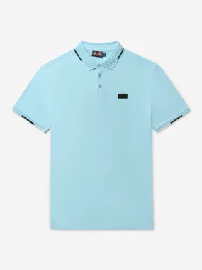 Triple Coloured Polo | Sky Blue