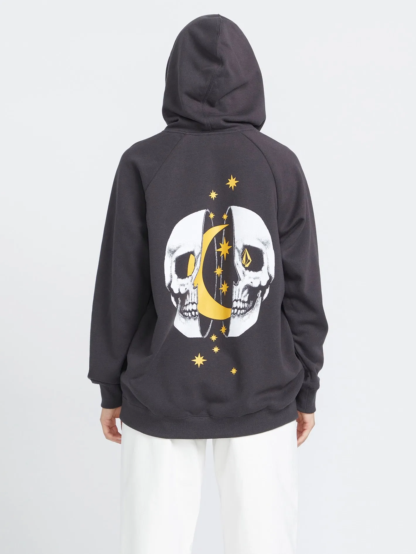 Truly Stoked Boyfriend Hoodie - Vintage Black