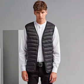 TS042 Black padded gilet vest