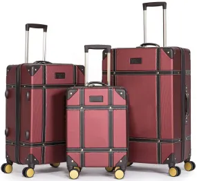 Tucci Vintage 3-Piece Luggage Set 