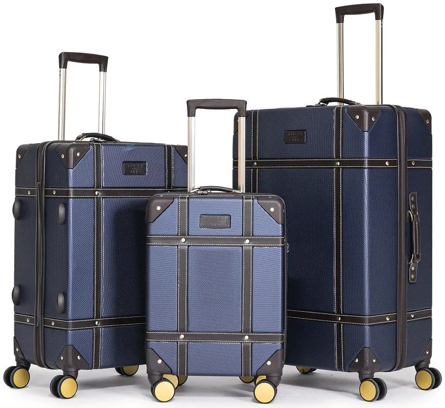 Tucci Vintage 3-Piece Luggage Set 