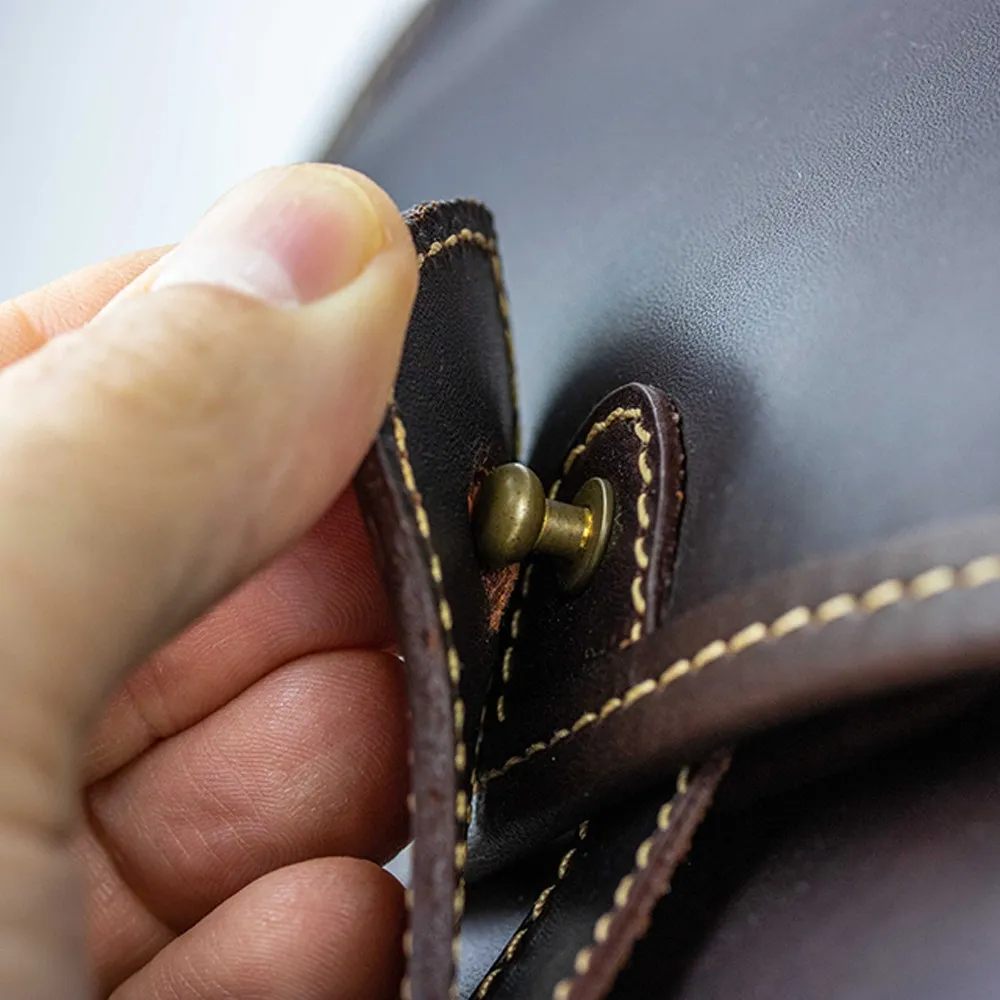 Tusting Leather Clipper Bag