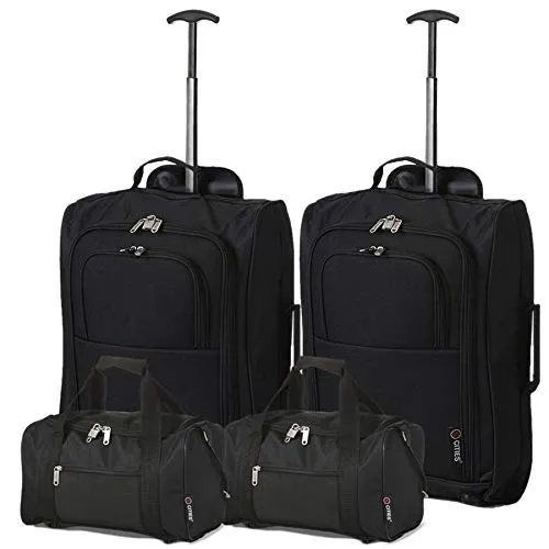 UCouple Hand Luggage Set 22x14x9 Airline Approved by Delta United Southwest | Men & Women CarryOn |