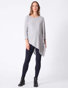 Ultra-Soft Asymmetric Maternity Poncho