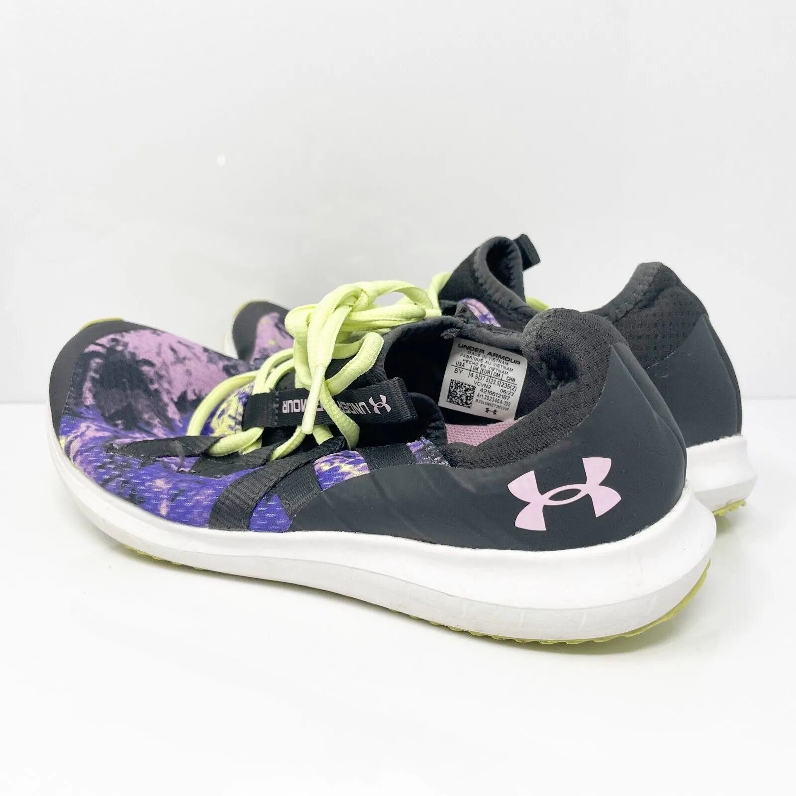 Under Armour Girls Infinity 3 3023404-102 Pink Running Shoes Sneakers Size 5Y
