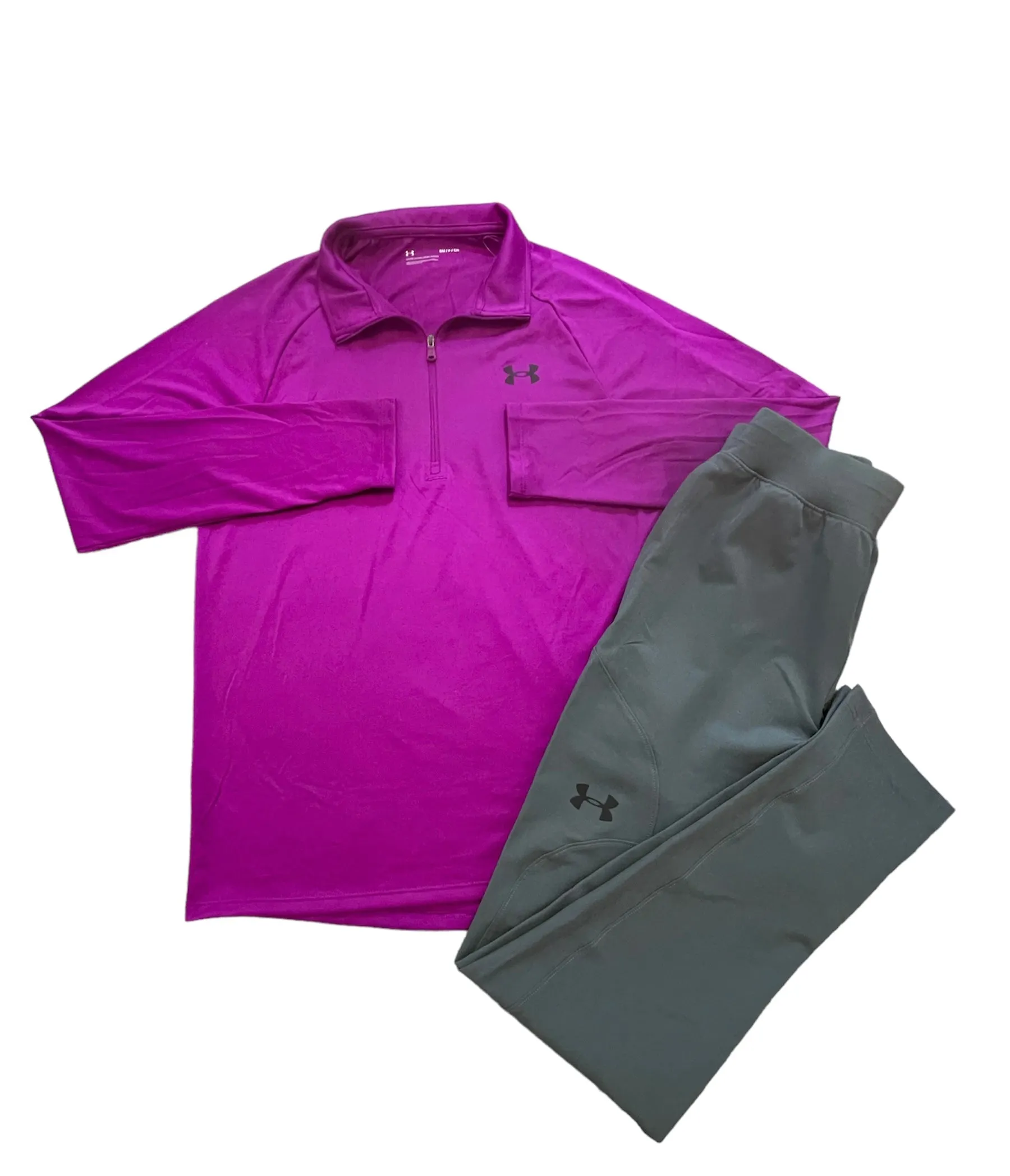 UNDER ARMOUR TECH FULL TRACKSUIT - GRAPE / GREY