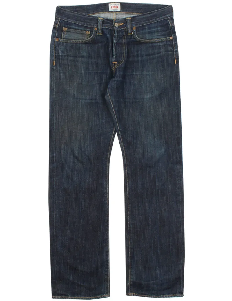 Uniform Reworks Edwin Ed-47 Blue Wash Jeans 32X32