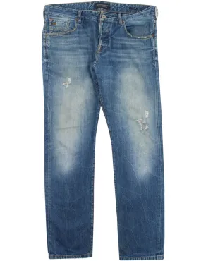 Uniform Reworks Scotch & Soda Ralston Blue Blue Jeans 36X32