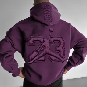Unisex Jumpman Foam Print Printed Casual Hoodie 