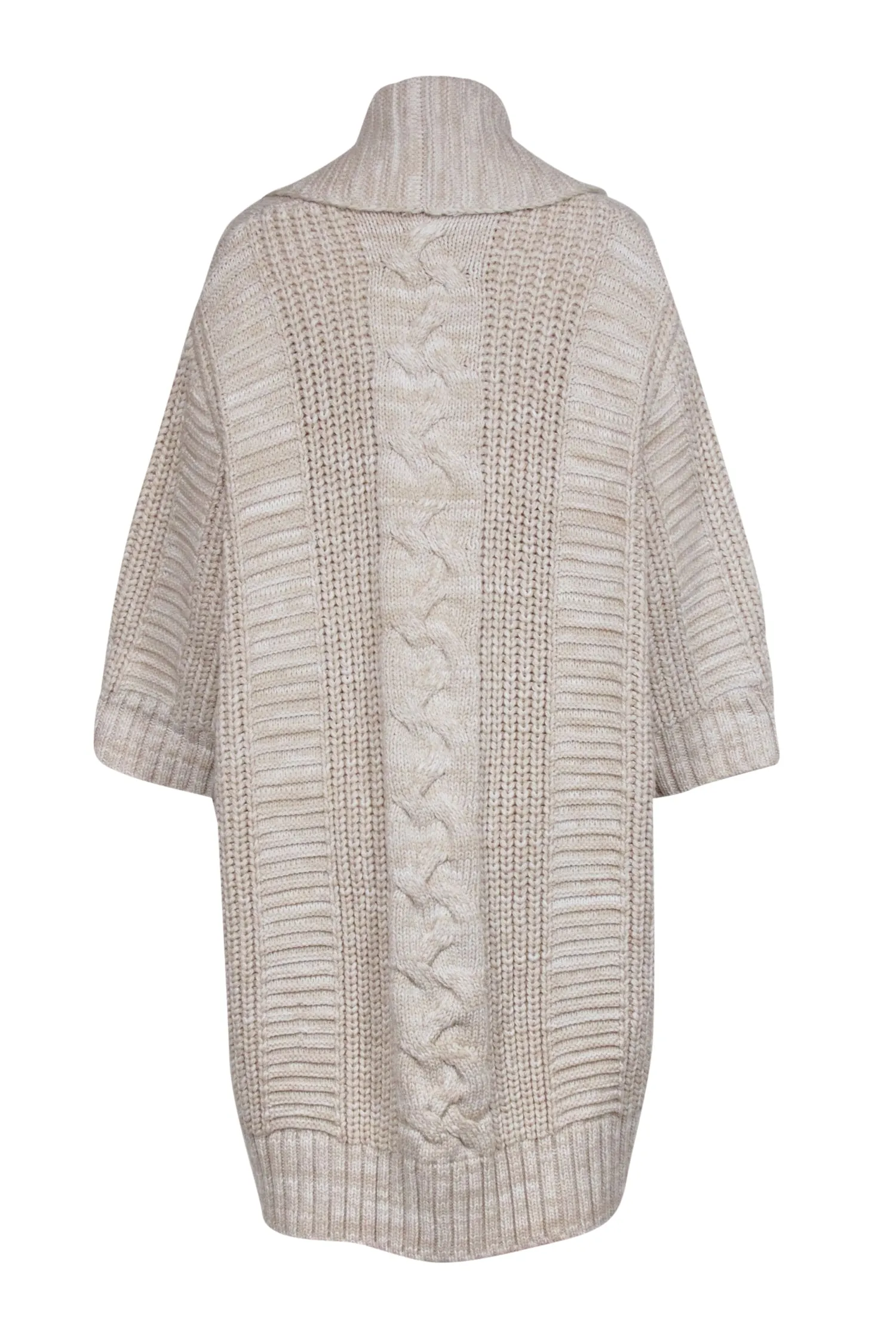 Unreal Fur - Cream Chunky Knit Cardigan Sz S
