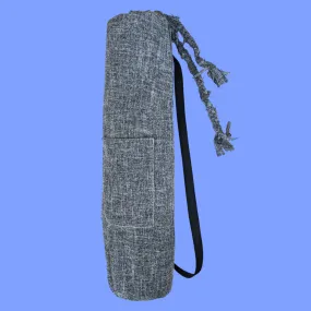 Upcycled distorted yoga mat bag