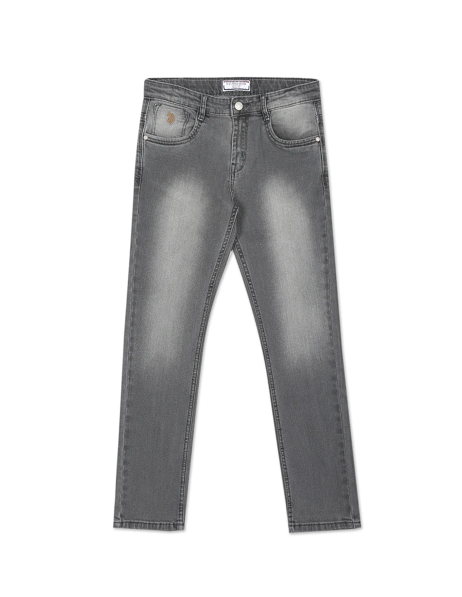 U.S. Polo Assn. Kids Mid Rise Stone wash Jeans