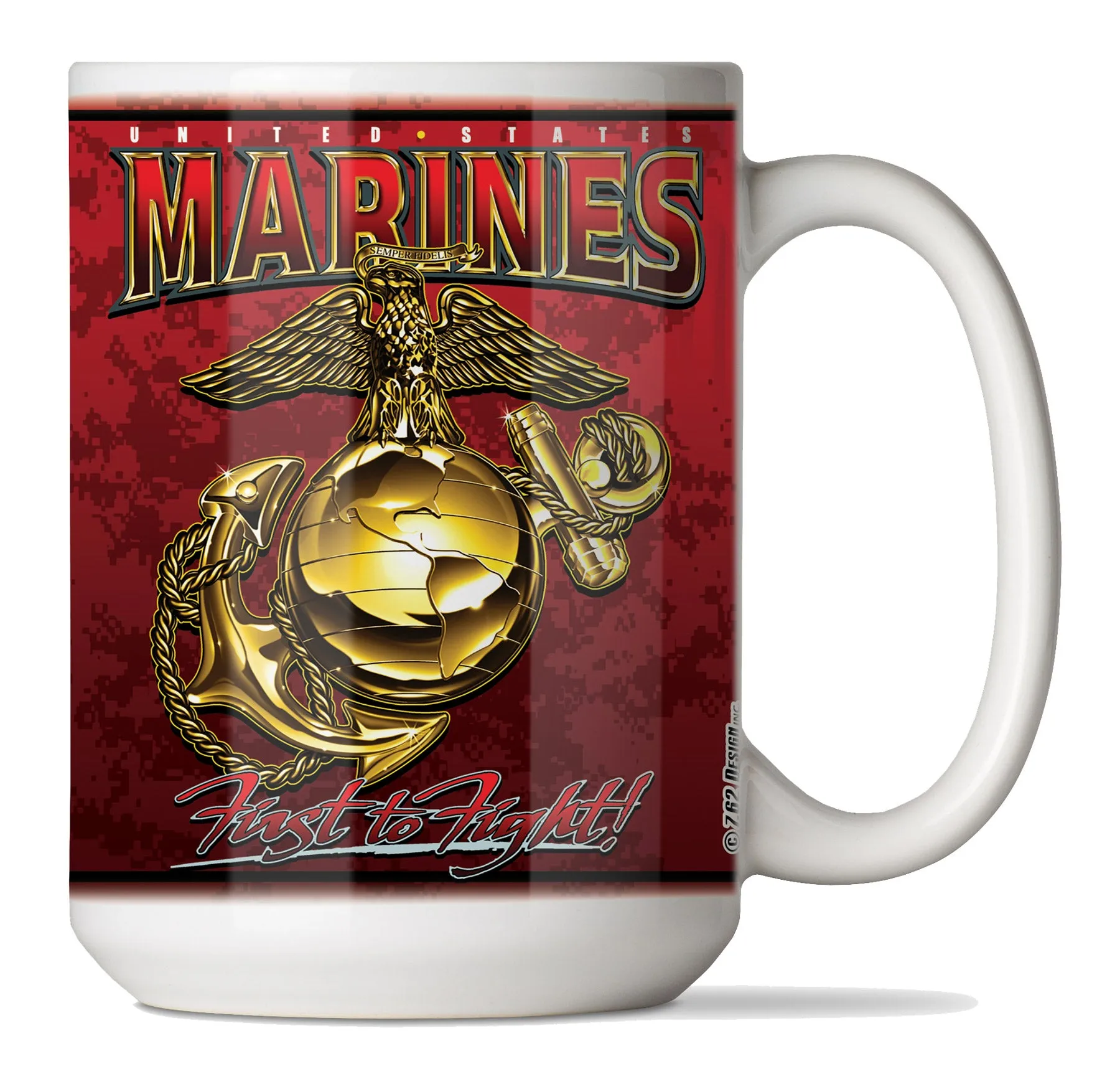 USMC Metallic EGA Mug