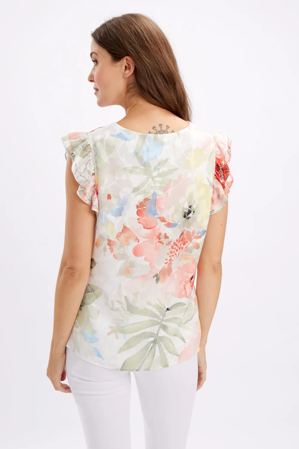 V-neck Floral Pullover Style 6281246165