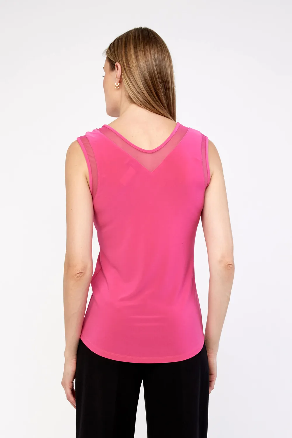 V-neck Mesh Pullover Style 232137